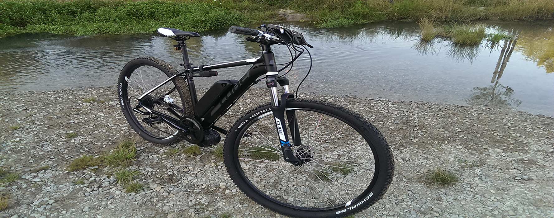 Mountainbike mit elektrischem Zusatzantrieb